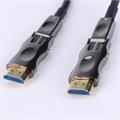 YD Electronics Optisk HDMI 2.1 HDMI-kabel med avtagbar plugg - 25 meter