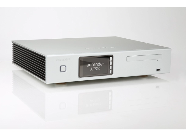 Aurender ACS10 16TB musikkserver Streamer med CD-ripper - Sølv 