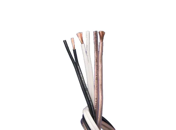 Jentech 1.6mm - sort Høyttalerkabel - Pris pr. meter 