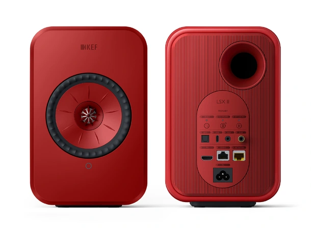 KEF LSX II - Lava Red Aktive høyttalere 