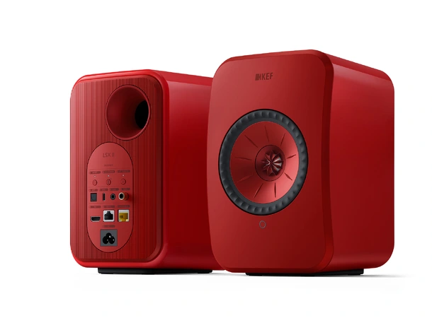 KEF LSX II - Rød Aktive høyttalere 