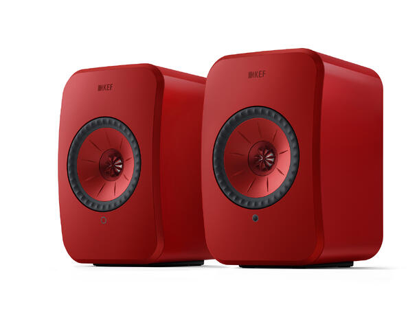 KEF LSX II - Rød Aktive høyttalere