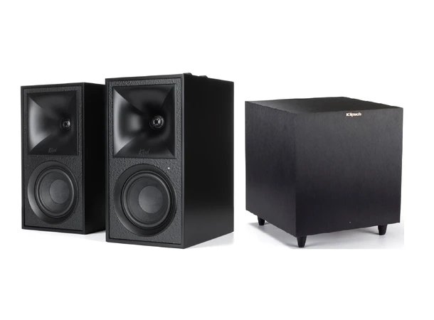 Klipsch The Fives og R-8SW - stereopakke