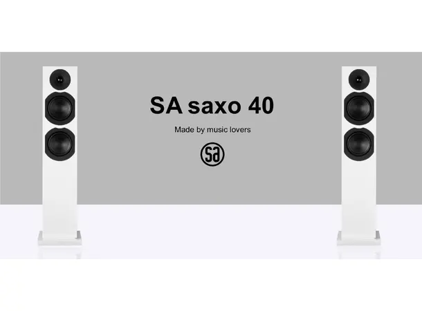 System Audio Saxo 40 - Hvit Gulvstående høyttalere 