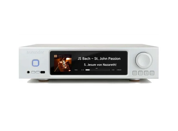Aurender A20, musikkserver, DAC Streamer/forforsterker, XLR - sølv 