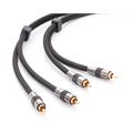 Eagle Deluxe II Stereo Audio 1,5 m Signalkabel RCA - RCA