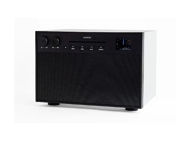 Geneva DeCon M - Hvit DAB+ radio med Bluetooth og CD-spiller 