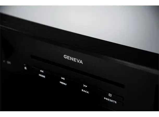 Geneva DeCon M - Hvit DAB+ radio med Bluetooth og CD-spiller 