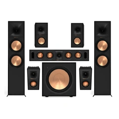 Klipsch Reference II R-800F 5.1.2 Hjemmekinohøyttalere med Atmos - Sort