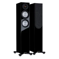 Monitor Audio Silver 200 7G Gulvstående høyttalere - Sort høyglans