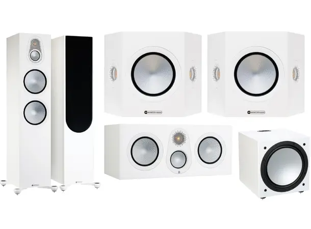 Monitor Audio Silver 500 5.1 Pakke Silver 7G - 500, C250, FX, W-12 