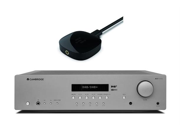 Cambridge Audio AXR100D og OlioStream Stereo receiver med streamer 