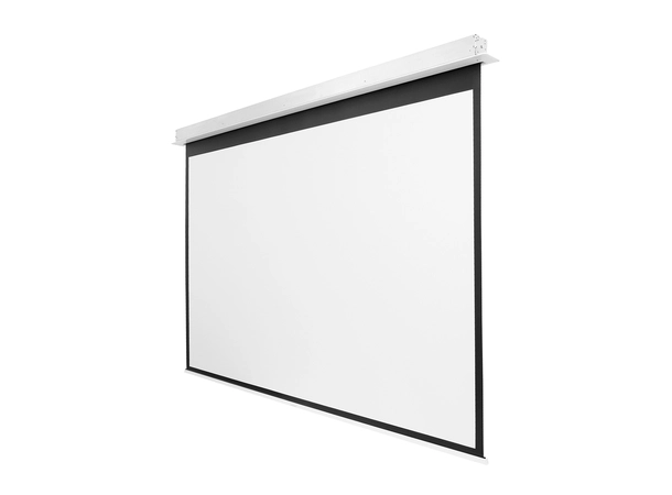 Grandview motorisert lerret - Hvit For innbygging i tak 203 x 114 (92") 