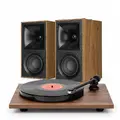Klipsch The Fives / Rega Planar 1 Aktive høyttalere og platespiller - Valn