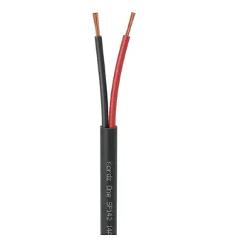 Kordz ONE SP142 14AWG 2 leder - sort OFC høyttalerkabel, 2,5kvmm, 82 strand