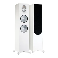 Monitor Audio Silver 500 7G Gulvstående høyttalere - Hvit matt