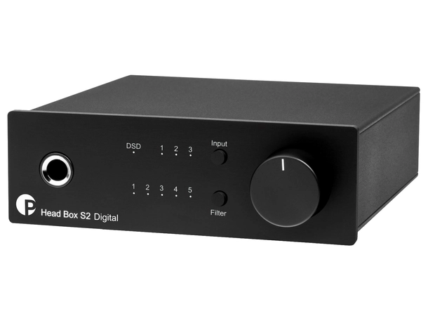 Pro-Ject Head Box S2 Digital Hodetelefonforsterker med DAC - Sort 