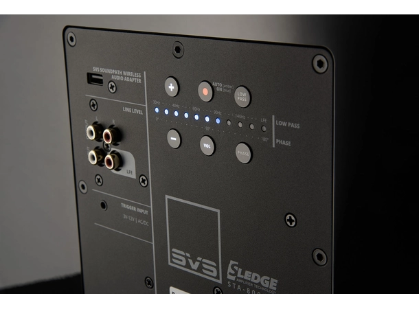 SVS PB-3000 Subwoofer 13" - Sort ask 