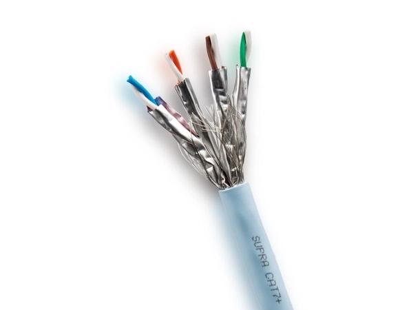 Supra kabel Cat 8 STP Nettverkskabel - 1 meter 