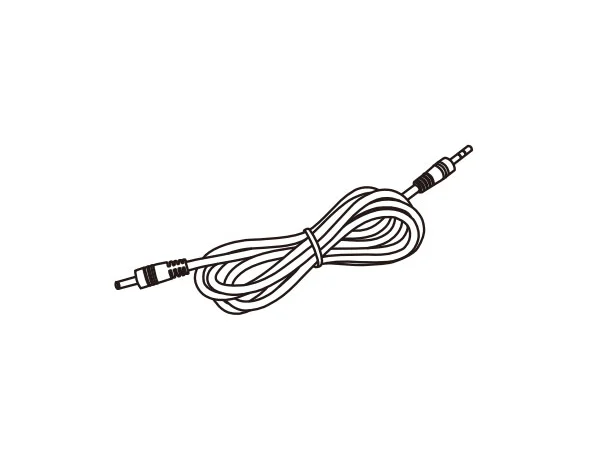 Grandview 12v trigger kabel - 10m hvit Passer til alle motoriserte Cyber lerret 