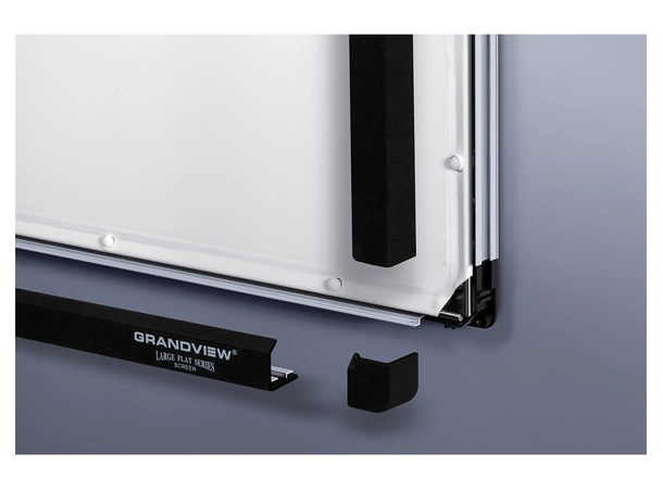 Grandview EDGE 4K UHD 29mm - Grå Rammespent lerret 299x168 (133") 