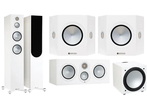 Monitor Audio Silver 300 5.1 Pakke Silver 7G - 300, C250, FX, W-12 