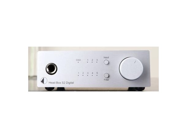 Pro-Ject Head Box S2 Digital Hodetelefonforsterker med DAC - Sølv 