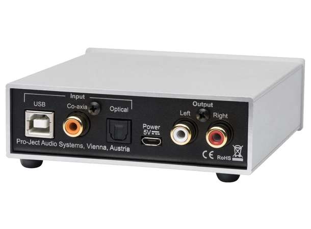 Pro-Ject Head Box S2 Digital Hodetelefonforsterker med DAC - Sølv 