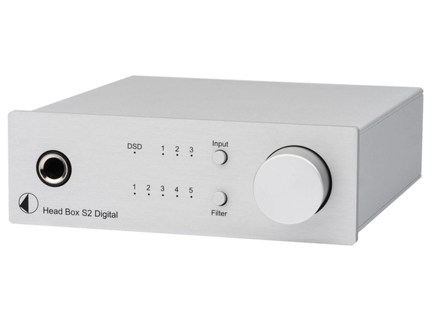 Pro-Ject Head Box S2 Digital Hodetelefonforsterker med DAC - Sølv 