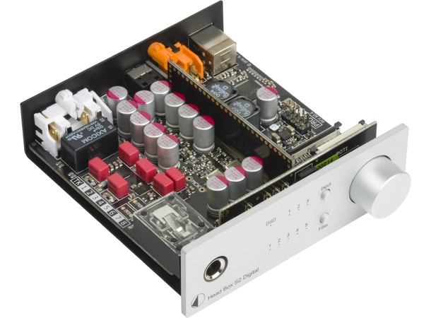 Pro-Ject Head Box S2 Digital Hodetelefonforsterker med DAC - Sølv 