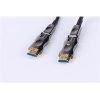 YD Electronics Optisk HDMI 2.0 HDMI-kabel med avtagbar plugg