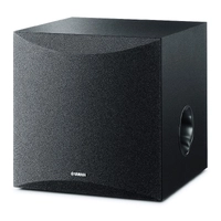 Yamaha NS-SW050 - Sort Subwoofer 8"