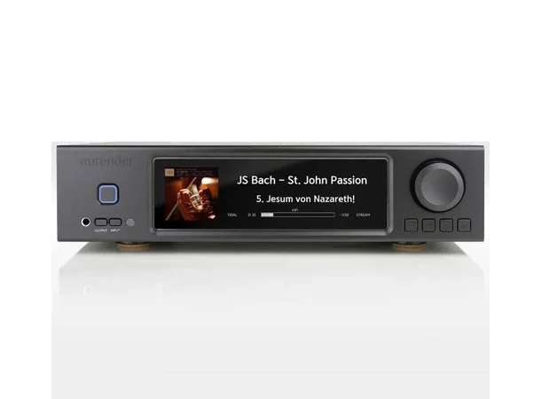 Aurender A20, musikkserver, DAC Streamer/forforsterker, XLR - sort 