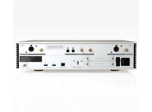 Aurender A20, musikkserver, DAC Streamer/forforsterker, XLR - sort
