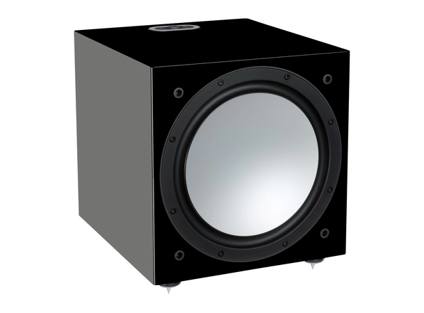 Monitor Audio Silver W-12 Subwoofer 12" - Sort høyglans 