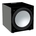 Monitor Audio Silver W-12 Subwoofer 12" - Sort høyglans