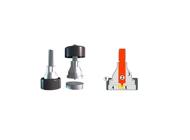 Soundcare spike 5/16 tomme-gjenger Høyttaler spikes - 4 stk 