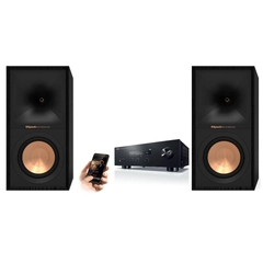 Yamaha R-S202D / Klipsch R-50M Stereoreceiver med stativhøyttalere