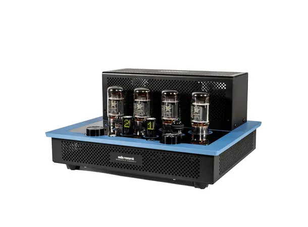 Audio Research I/50 rørforsterker, blå 2x50 watt, 2 par 6550WE, 4 innganger 