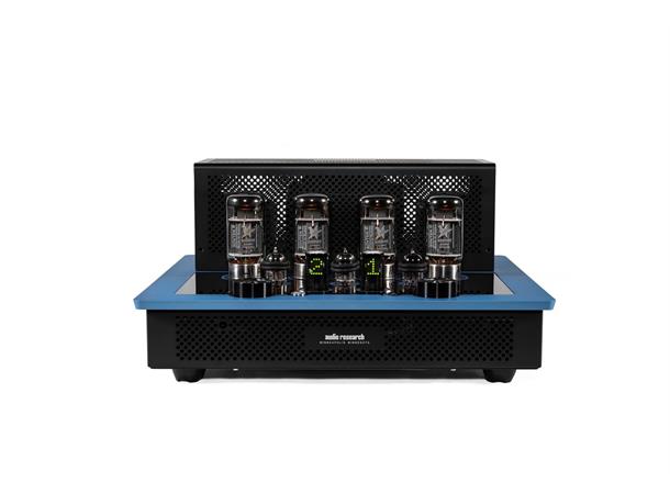 Audio Research I/50 rørforsterker, blå 2x50 watt, 2 par 6550WE, 4 innganger