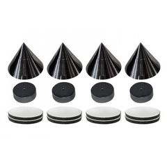 Dynavox Cone Spike 4 Pack Høyttaler tilbehør - Sort