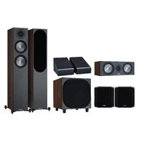 Monitor Audio Bronze 200 5.1.2 Hjemmekinohøyttalere med Atmos - Valnøtt