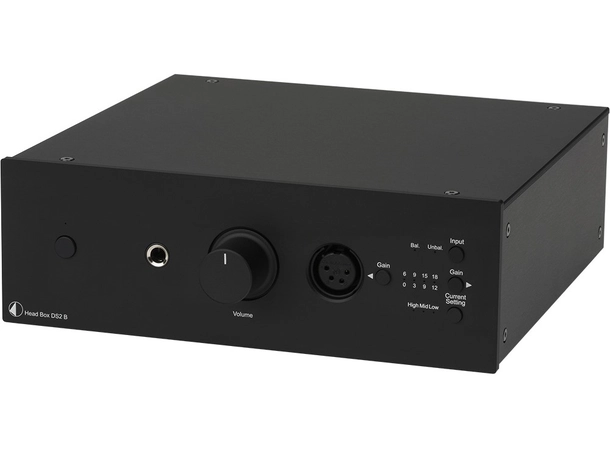 Pro-Ject Head Box DS2 B - Sort Balansert hodetelefonforsterker 