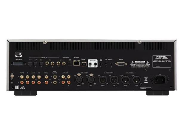 Rotel RC-1590 MKII - sort Forforsterker 