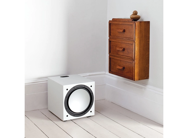 Monitor Audio Silver W-12 Subwoofer 12" - Hvit matt 