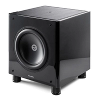 Sonus Faber Gravis II Subwoofer 10" - Sort høyglans