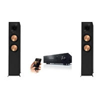 Yamaha R-S202D / Klipsch R-600F Stereoreceiver med gulvhøyttalere
