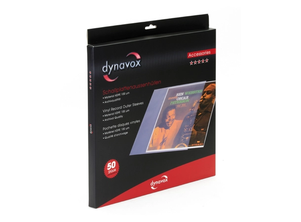 Dynavox LP 12 yttercover 50stk Yttercover LP Antistatisk 