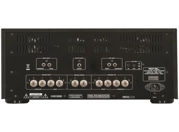 Rotel RMB-1555 - sølv Effektforsterker 5 kanaler 