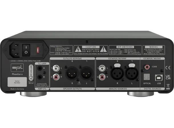 SPL Phonitor X med DAC Hodetelefonforsterker med DAC 